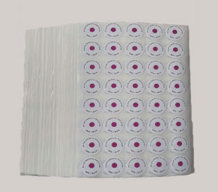 Sterilization chemical indicator label